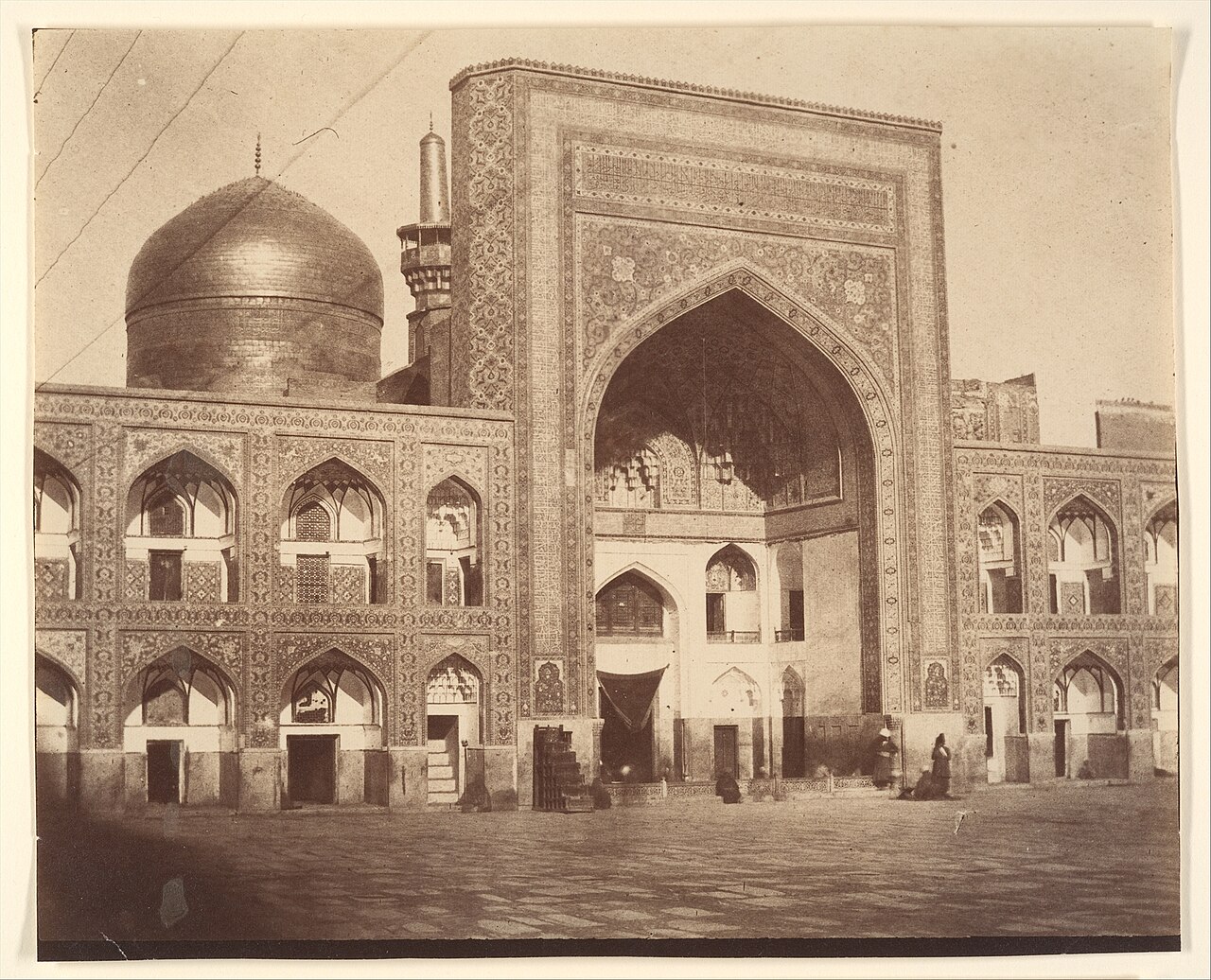 File:Main Gate of Imam Riza, Mashhad, Iran-1850s.jpg