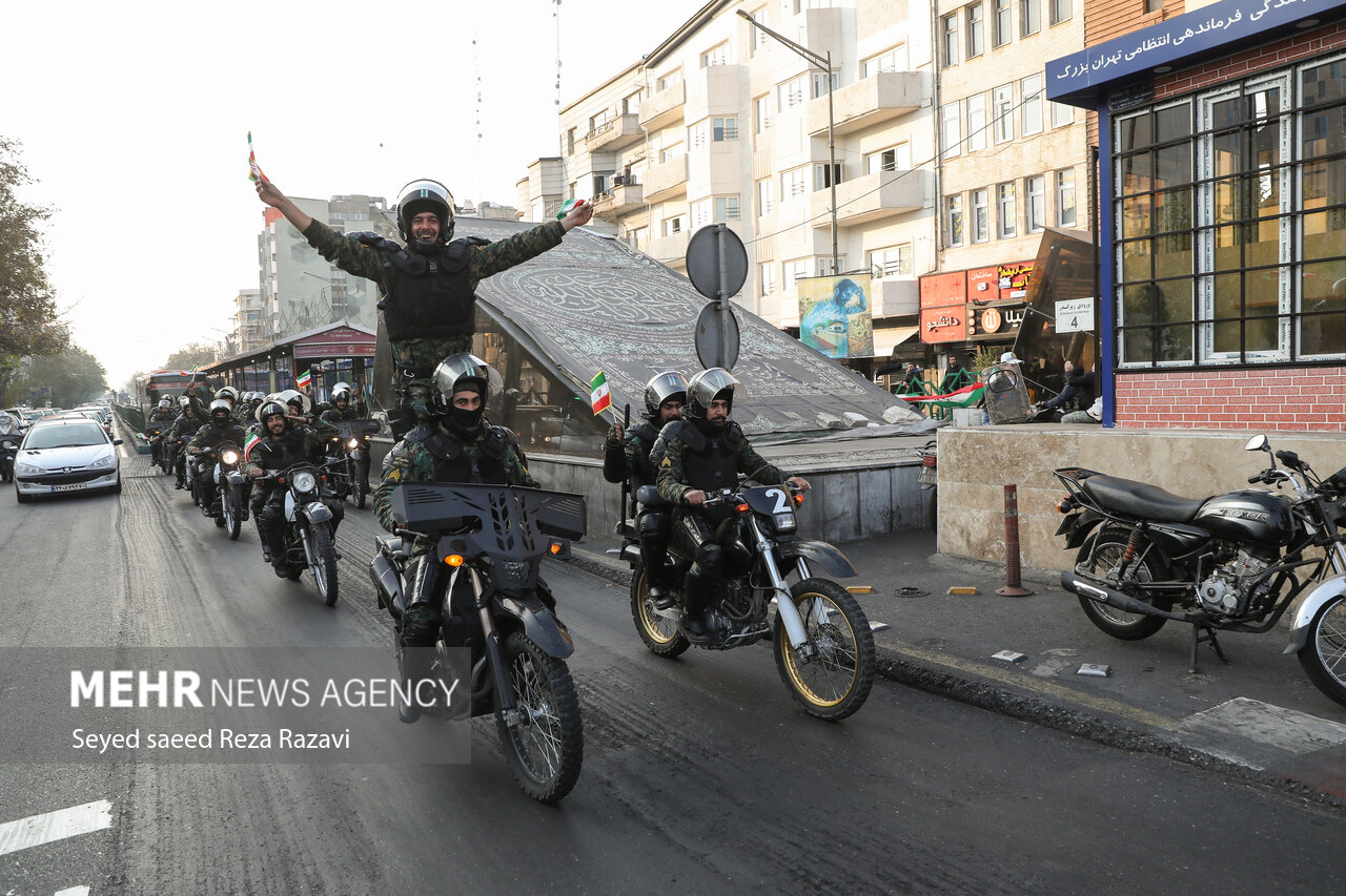 File:Iranian Police Special Units celebrating Iran's 2-0 win against Wales at 2022 World Cup, Tehran, 25 November 2022 (01).jpg